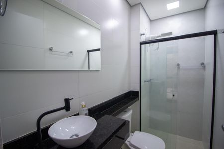 Banheiro  de kitnet/studio para alugar com 1 quarto, 40m² em Vila Dominguinho, Votorantim