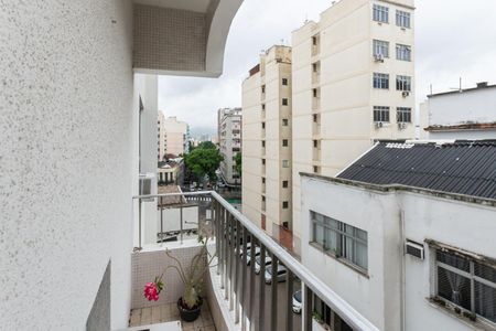 Varanda da Sala de apartamento para alugar com 3 quartos, 110m² em Maracanã, Rio de Janeiro