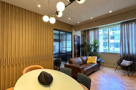 Sala de apartamento à venda com 3 quartos, 100m² em Leme, Rio de Janeiro