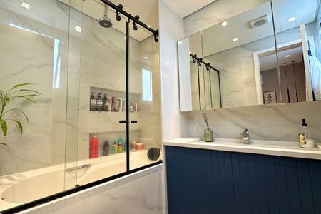 Apartamento à venda com 110m², 3 quartos e 1 vaga Apartamento à venda com 110m², 3 quartos e 1 vagaBanheiro Suíte