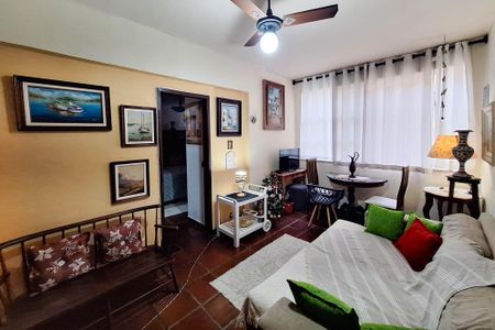 Sala de apartamento para alugar com 1 quarto, 56m² em Icaraí, Niterói