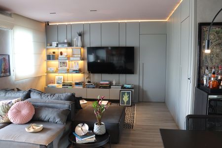 Sala de apartamento à venda com 2 quartos, 97m² em Alphaville Conde Ii, Barueri