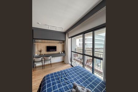 Studio para alugar com 27m², 1 quarto e sem vagaQuarto