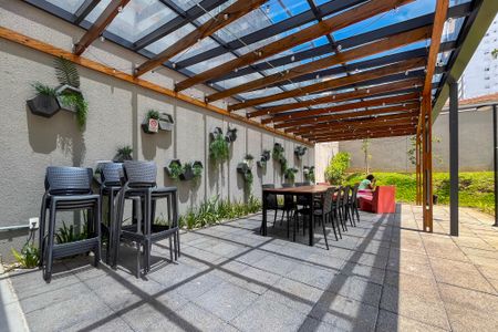 Studio para alugar com 27m², 1 quarto e sem vagaChurrasqueira