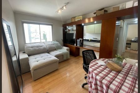 Sala de apartamento à venda com 1 quarto, 42m² em Consolação, São Paulo