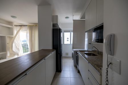 Cozinha de apartamento para alugar com 1 quarto, 50m² em Alphaville Conde Ii, Barueri
