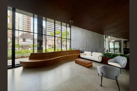 Apartamento para alugar com 36m², 1 quarto e 1 vaga Apartamento para alugar com 36m², 1 quarto e 1 vagaHall Social Bloco