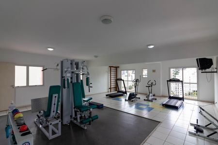 Apartamento para alugar com 45m², 1 quarto e 1 vaga Apartamento para alugar com 45m², 1 quarto e 1 vagaÁrea comum - Academia