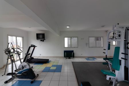 Apartamento para alugar com 45m², 1 quarto e 1 vaga Apartamento para alugar com 45m², 1 quarto e 1 vagaÁrea comum - Academia