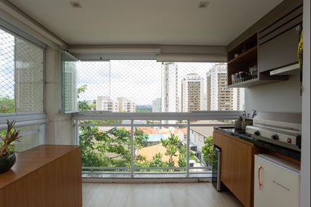 Varanda Gourmet de apartamento à venda com 2 quartos, 80m² em Alto de Pinheiros, São Paulo