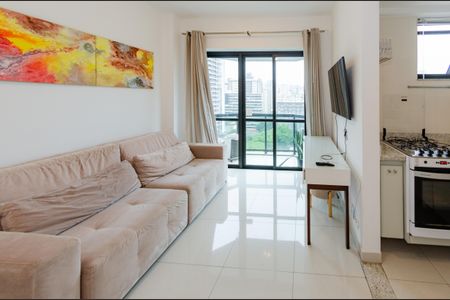 Sala de apartamento para alugar com 1 quarto, 45m² em Funcionários, Belo Horizonte