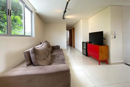 Sala de apartamento à venda com 3 quartos, 74m² em Serrano, Belo Horizonte