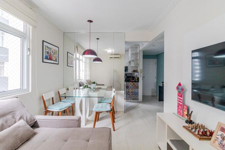 Sala de apartamento à venda com 1 quarto, 48m² em Pinheiros, São Paulo