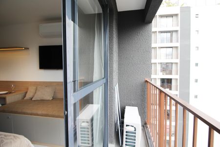 Varanda de apartamento para alugar com 1 quarto, 32m² em Vila Olímpia, São Paulo
