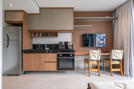 Studio de kitnet/studio para alugar com 1 quarto, 27m² em Cerqueira César, São Paulo