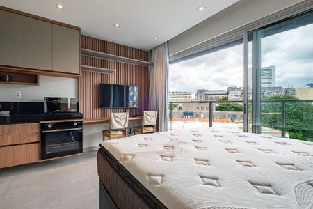 Studio de kitnet/studio para alugar com 1 quarto, 27m² em Cerqueira César, São Paulo