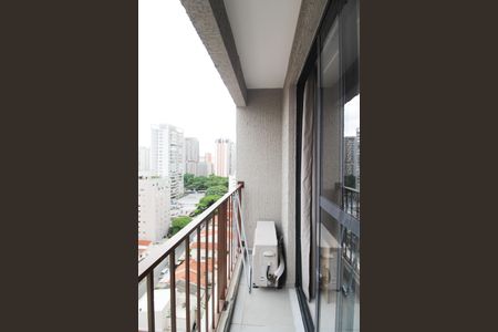 Studio para alugar com 32m², 1 quarto e sem vagaVaranda