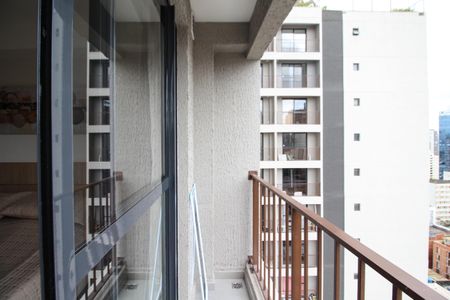 Studio para alugar com 32m², 1 quarto e sem vagaVaranda