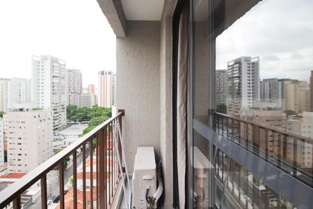 Studio para alugar com 32m², 1 quarto e sem vagaVaranda