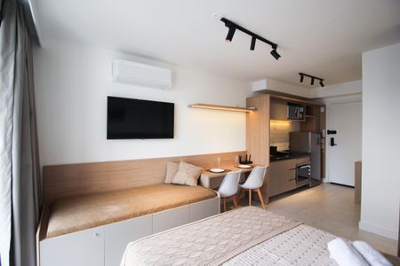 Studio para alugar com 32m², 1 quarto e sem vagaSuíte  
