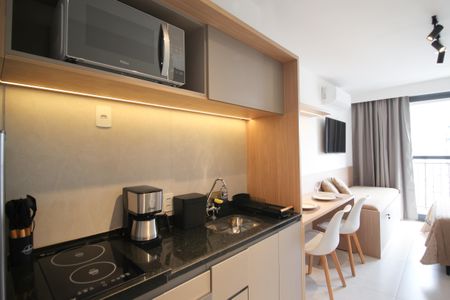 Studio para alugar com 32m², 1 quarto e sem vagaCozinha
