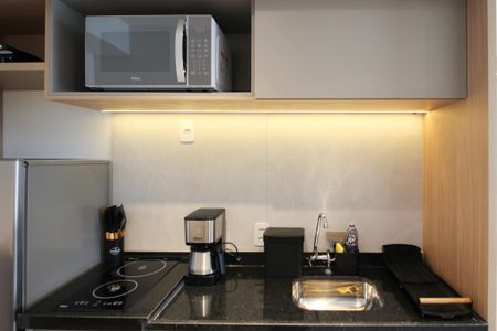 Studio para alugar com 32m², 1 quarto e sem vagaCozinha