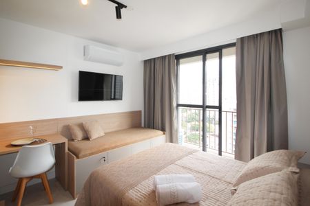 Studio para alugar com 32m², 1 quarto e sem vagaSuíte 