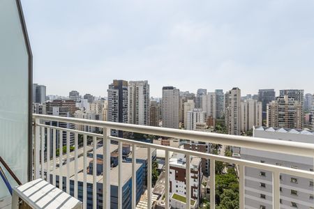 Varanda de casa de condomínio à venda com 1 quarto, 27m² em Vila Nova Conceição, São Paulo