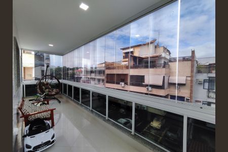 Varanda de apartamento à venda com 3 quartos, 110m² em Recreio dos Bandeirantes, Rio de Janeiro