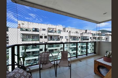 Varanda de apartamento para alugar com 3 quartos, 144m² em Recreio dos Bandeirantes, Rio de Janeiro
