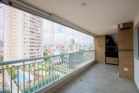 Varanda gourmet de apartamento para alugar com 3 quartos, 91m² em Vila Valparaíso, Santo André