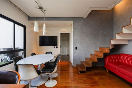 Sala de apartamento à venda com 1 quarto, 118m² em Morumbi, São Paulo