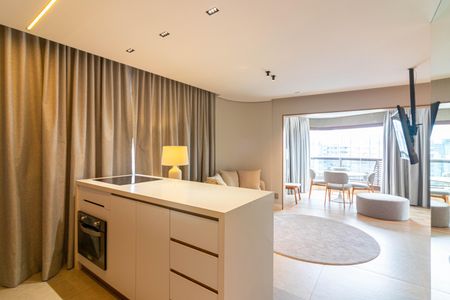 Sala de apartamento para alugar com 1 quarto, 47m² em Itaim Bibi, São Paulo
