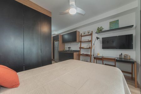 Studio para alugar com 26m², 1 quarto e sem vagaQuarto