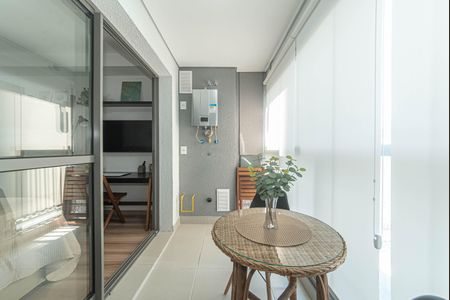 Studio para alugar com 26m², 1 quarto e sem vagaVaranda