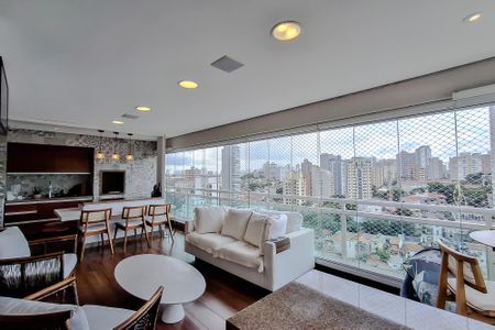 Varanda da Sala de apartamento à venda com 3 quartos, 168m² em Vila Mariana, São Paulo