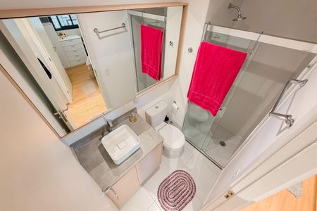 Apartamento para alugar com 63m², 2 quartos e 1 vaga Apartamento para alugar com 63m², 2 quartos e 1 vagaBanheiro Social