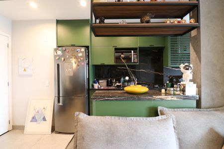 Apartamento à venda com 69m², 1 quarto e 2 vagasCozinha e Área de Serviço