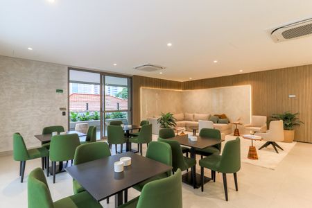 Studio para alugar com 29m², 1 quarto e sem vaga Studio para alugar com 29m², 1 quarto e sem vagaÁrea comum - Salão de festas