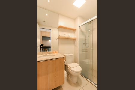 Studio para alugar com 29m², 1 quarto e sem vaga Studio para alugar com 29m², 1 quarto e sem vagaBanheiro