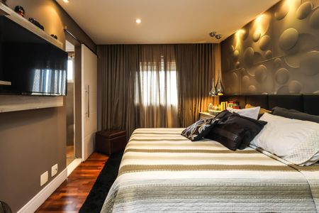 Quarto 1 - Suíte de apartamento à venda com 3 quartos, 137m² em Vila Gumercindo, São Paulo