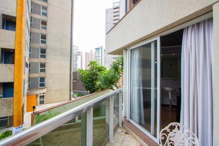 Varanda da sala de apartamento para alugar com 1 quarto, 104m² em Jardim, Santo André