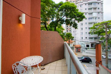 Varanda da sala de apartamento para alugar com 1 quarto, 104m² em Jardim, Santo André