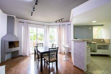 Sala de apartamento para alugar com 1 quarto, 104m² em Jardim, Santo André