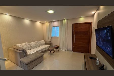 Sala de casa à venda com 3 quartos, 146m² em Vila Cecília Maria, Santo André