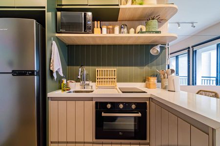 Studio - Cozinha de apartamento para alugar com 1 quarto, 32m² em Butantã, São Paulo