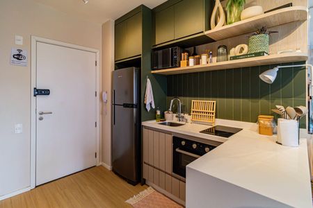 Studio - Cozinha de apartamento para alugar com 1 quarto, 32m² em Butantã, São Paulo