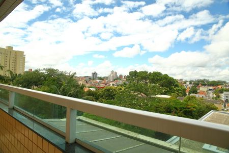 Varanda da Sala - Vista  de apartamento para alugar com 2 quartos, 72m² em Vila Luiz Casa, São Bernardo do Campo