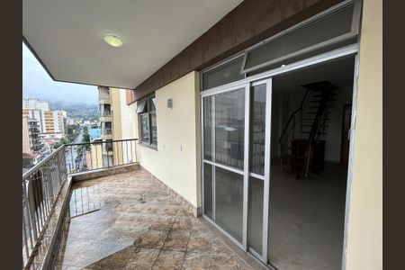 Varanda da Sala de apartamento para alugar com 3 quartos, 105m² em Méier, Rio de Janeiro