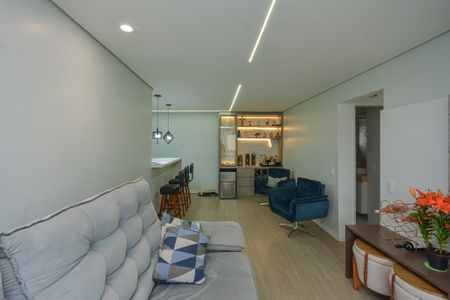 Sala de apartamento à venda com 3 quartos, 88m² em Campininha, São Paulo